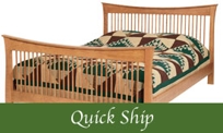 Jim Andrews Natural Cherry Spindle Bed- Quick Ship