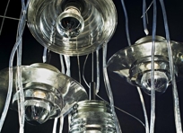 Pressed Glass Light Lens