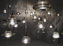 Pressed Glass Light Tube