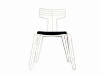 Wire Dining Chair White
