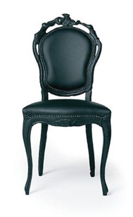 smoke dining chair