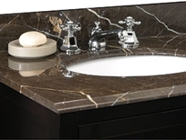 Dark Emperador Marble Vanity Top