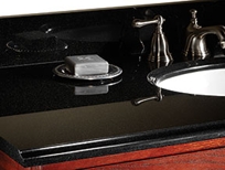 Tuxedo Black Vanity Top