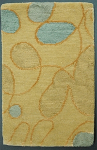 Silk Road Weaves: LOOPY collection / Golden Grains - shown as sample section