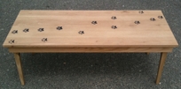 Mid Century Modern Dog or Cat Paw Coffee Table