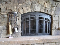 Bifold Fireplace Doors