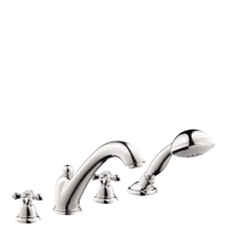 Axor Carlton 4 Hole Roman Tub Trim w/Cross Handle