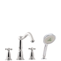 HG Tango C 4 Hole Tub Filler Trim w/Cross Handle