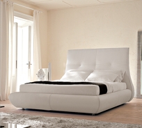 Matisse Leather Bed