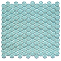 Crystal Round Glass Tiles