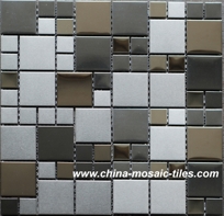 Stainless Steel 304 Metal Mosaic Tiles