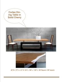 CORTEZ DINING TABLE