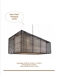 HANGING BOX LIGHT FIXTURE