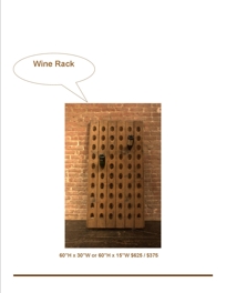 VINTAGE WINE RACK