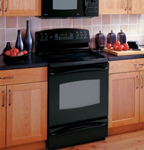 GE Profile™ 30" Free-Standing Electric Convection Range, JB988BKBB