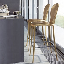 Victor Hi Upholstered stool