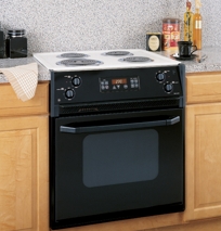 GE Spacemaker® 27" Drop-In Electric Range with Self-Cleaning Oven, JMP28BDCT