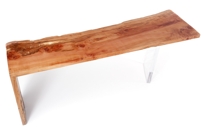 Live Edge Floating Console