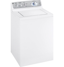 GE® ENERGY STAR® 3.5 Cu. Ft. King-size Capacity Washer with Stainless Steel Basket, WJRE5550HWW