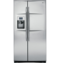 GE Profile™ Energy Star® 23.2 Cu. Ft. Stainless-Wrapped Side-by-Side Refrigerator, PSFW3YGXSS