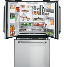GE Cafe™ 20.9 Cu. Ft. Counter-Depth French Door Refrigerator, CFCP1NIXSS