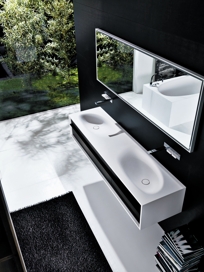Falper Shape System washbasin and washstand