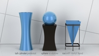 Prisma Planters and Sculpures