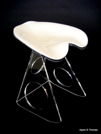 The Lucite Acrylic Artist's Stool