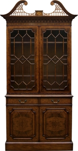 Bookcase in walnut