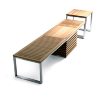 TAJI Bench with Storage Box