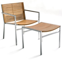 BEO Easy Chair and Ottoman