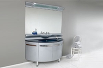 Fresca Potente Silver Modern Bathroom Vanity