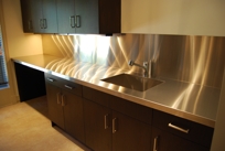 Custom Fabricated Metal Countertops