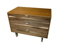 Wood Stripe Nightstand