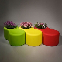 Rotoluxe Infinity Bench with Planter