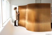 tapered softwall
