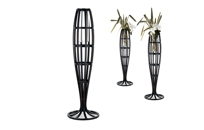 wooden vases