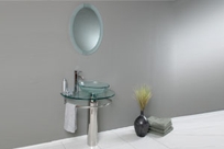Fresca Attrazione Modern Glass Bathroom Vanity