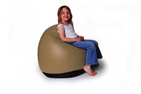 Jaxx Faux Leather Small Beanbag
