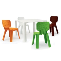 Linus Table and Alma Chair Set, Magis at Metropolitandecor.com
