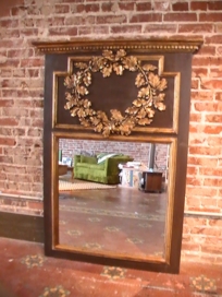 Oak Leaf French Reproduction Mirror - 38"W x 60"H