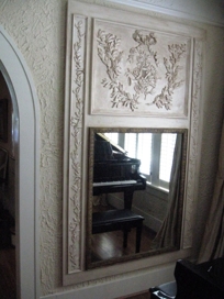 Large French Reproduction Trumeau - 58"w x 84"h