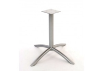 Arched X-Base: Polished Chrome Finish