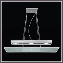 Roebling Pendant with Glass Panels