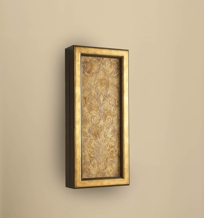 Antique Mahogany and Antique Gold Finish Floral Coromandel Wall Decor