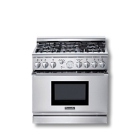 36" Pro Grand All-Gas Self-Cleaning Range with 6 Star Burners (2 W/ Extralow) PRG366EG
