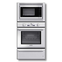 30" Professional Series Stainless Steel Combination Oven with Convection Microwave, True Convection Oven and Warming Drawer PODMW301