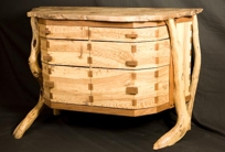 Striped Oak Dresser