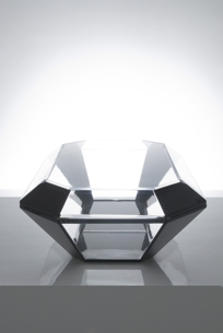 "Bullet"  Acrylic/Lucite Cocktail/Coffee Table