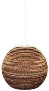 cardboard pendant